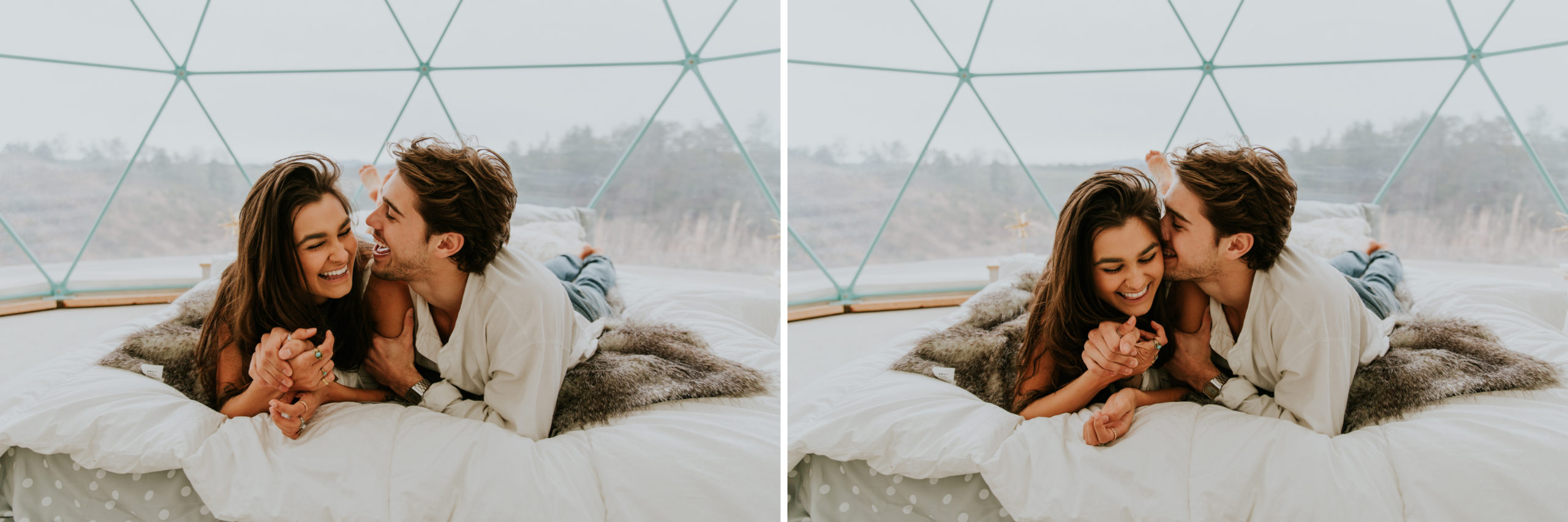 Asheville Glamping, Asheville Wedding Photographer, Glamping, In Home Session