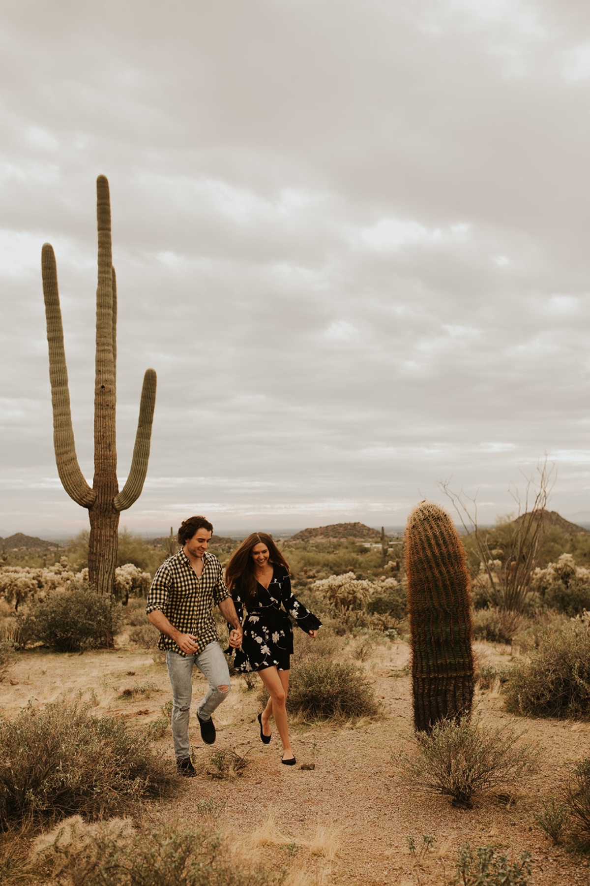 Exploring the Arizona desert for an epic couples shoot
