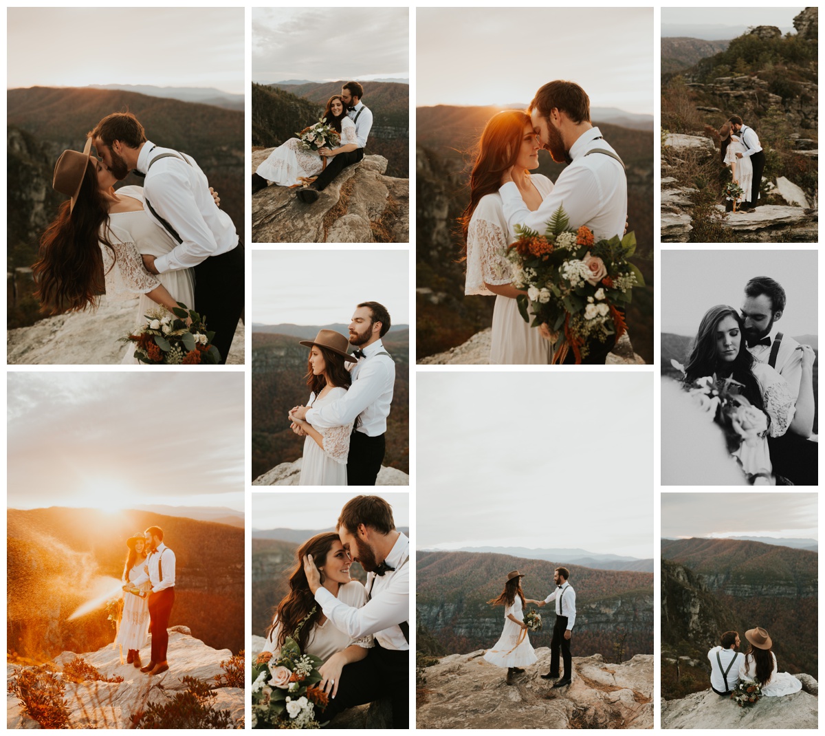 indie sunset styled shoot